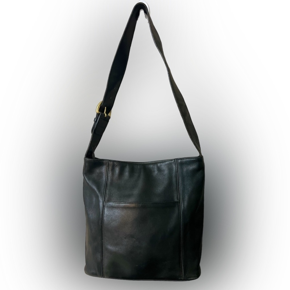 Vintage COACH ERICKSON
SOHO Black Leather Shoulder
Bag 4169 - Picture 4 of 14
